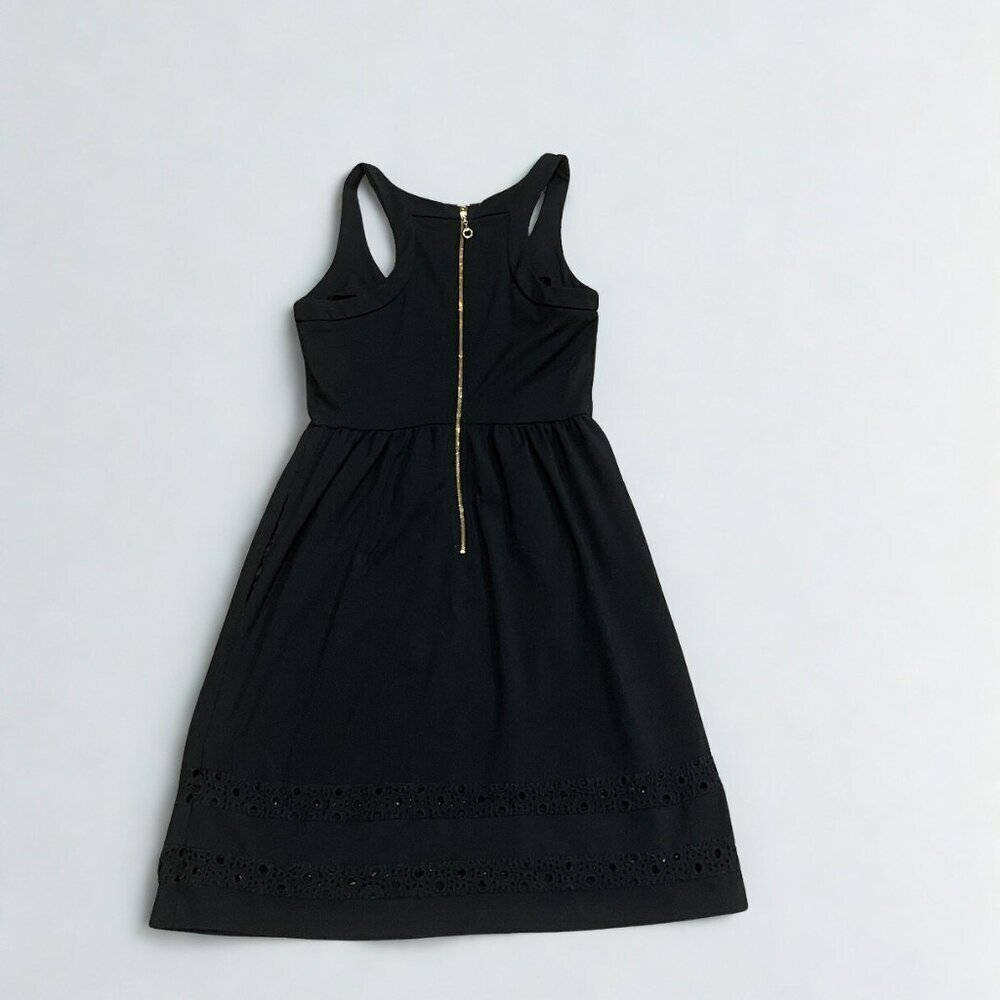 Cynthia Rowley Black Eyelet Lace Mini Dress Small - Picture 5 of 8